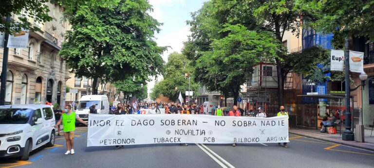 Trabajadoras y trabajadores en lucha se vuelven a unir en defensa del empleo