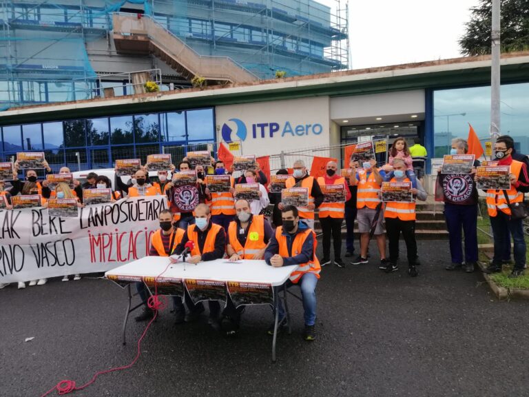 El comité de empresa de ITP-PCB llama a movilizarse para exigir a la dirección que retire todas las causas judiciales relacionadas con la lucha contra los despidos