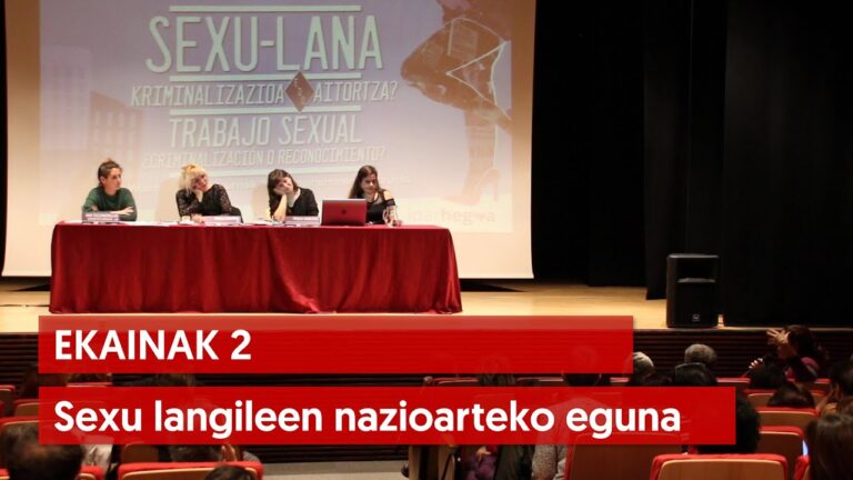 Las trabajadoras sexuales son las protagonistas de sus vidas