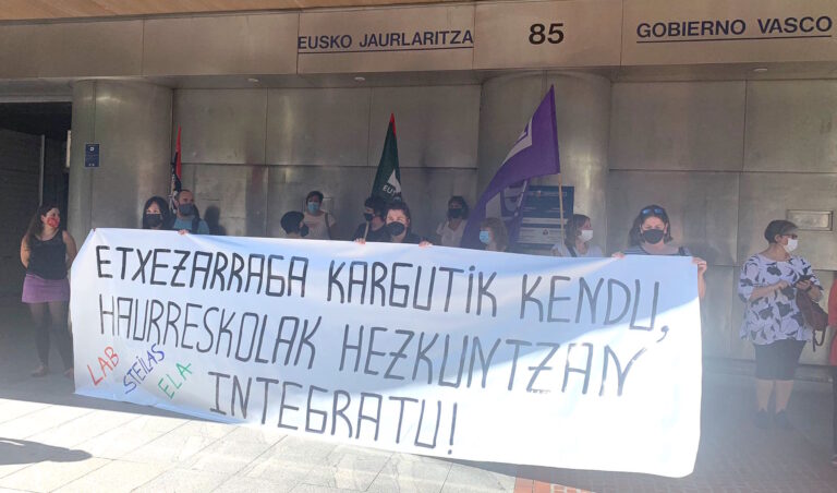 Hemos pedido al consejero de Educación el cese de la gerente del Consorcio público Haurreskolak