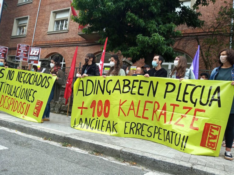 El nuevo pliego de menores del Departamento de Derechos Sociales de Navarra podría dejar en la calle a más de 100 trabajadoras y trabajadores