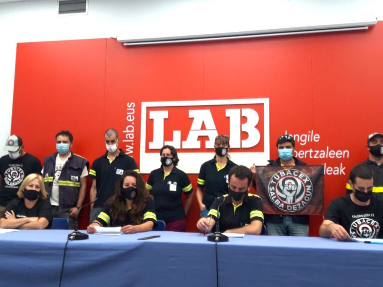 Insistimos en exigir a Tubacex la retirada del recurso