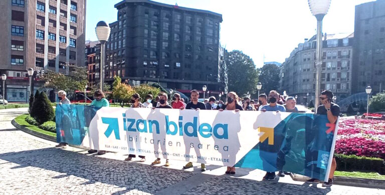 Nos hemos movilizado en Bilbo en favor de los derechos de las y los presos