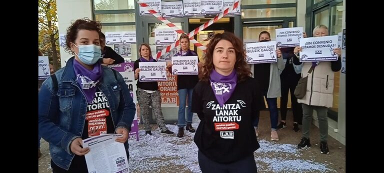 Hemos reclamado una reunión con la Diputación y la patronal para desbloquear el conflicto de las residencias de mayores de Gipuzkoa