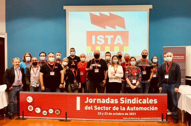 Hemos abordado las situaciones y condiciones laborales de las y los trabajadores de la automoción en el primer encuentro sindical del sector