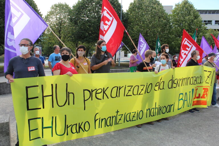 La UPV/EHU deberá pagar lo que adeuda al personal investigador predoctoral tras rechazar el Supremo su recurso de casación #LortuDugu