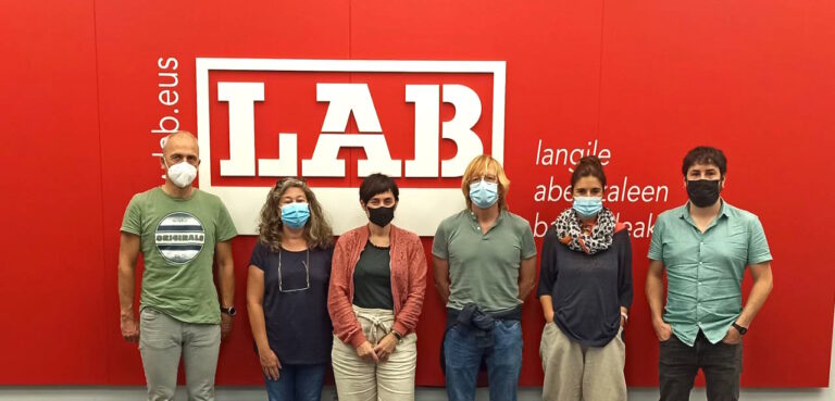 Hemos abordado con la Intersindical de Catalunya el papel que debe jugar el sindicalismo soberanista de las naciones sin estado