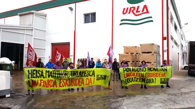 Hemos propuesto medidas para poner freno a la miseria, desigualdad y a la precariedad que sufren las mujeres en el sector conservero de Bizkaia