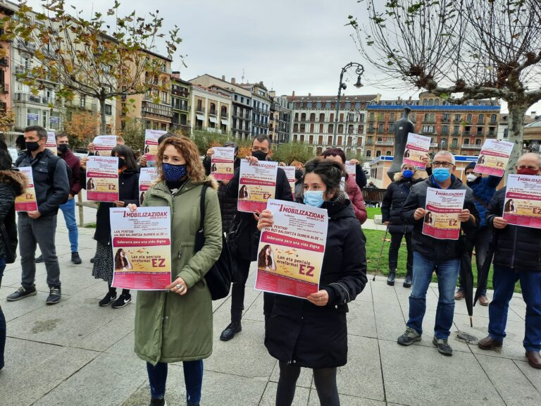 Distintos colectivos de Nafarroa se unen a la movilización del 1 de diciembre