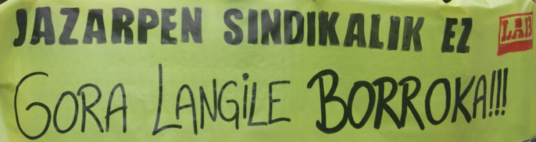 El juzgado ratifica que se vulneraron derechos fundamentales en las elecciones sindicales del polideportivo de Arrigorriaga #LortuDugu