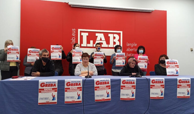 Hemos convocado huelga en las residencias de mayores de Bizkaia para el 14  de diciembre