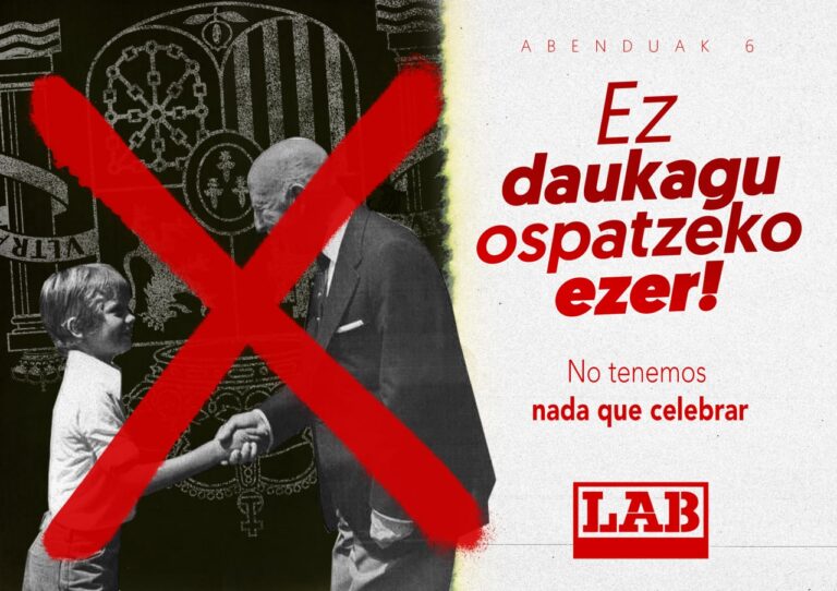 El 6 de diciembre, las personas que queremos salir de España no tenemos nada que celebrar