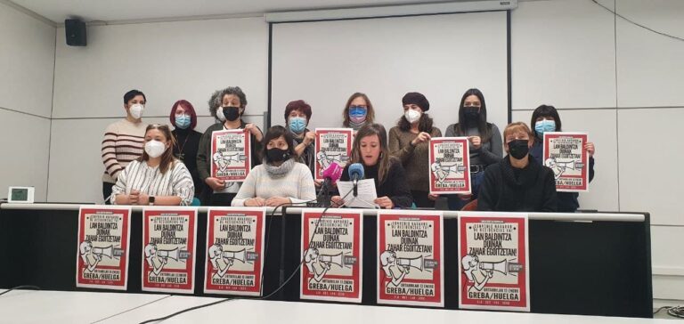 El 13 de enero realizaremos una jornada de huelga para reclamar el primer convenio de atención a las personas mayores de Nafarroa