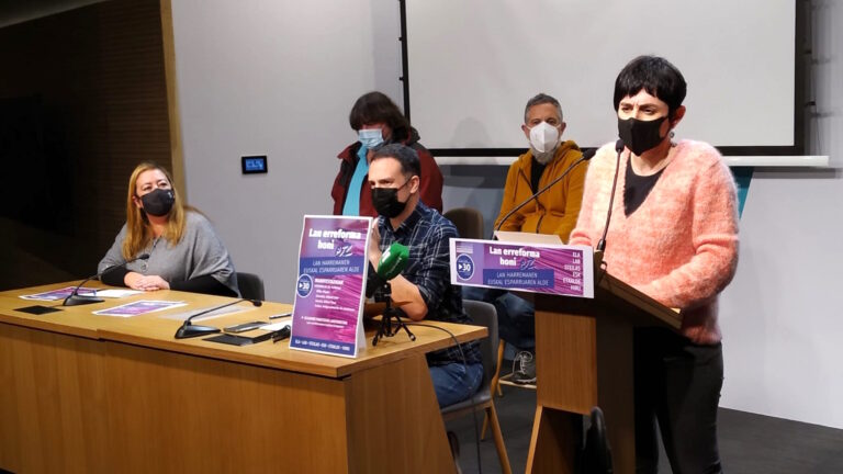 El 30 de enero nos movilizaremos en las capitales, a convocatoria de la mayoría sindical vasca, para rechazar la reforma laboral y defender el marco vasco de relaciones laborales