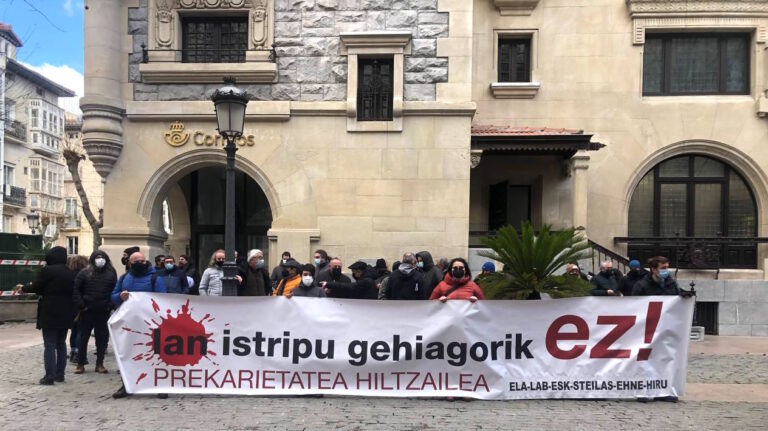 Hemos denunciado ante la patronal alavesa la última muerte en el trabajo