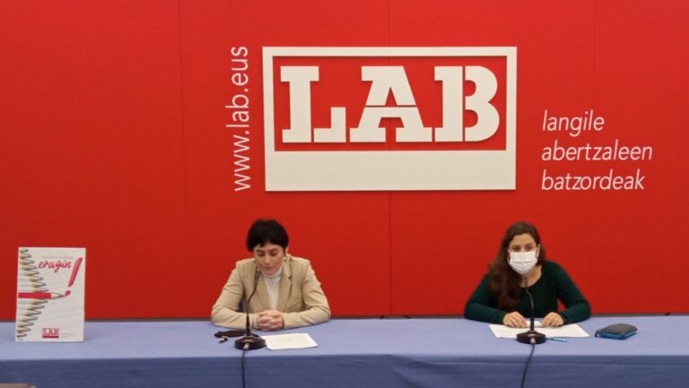 Hemos presentado un decálogo como propuesta para el Pacto Educativo de la CAV