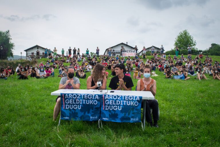 Exigimos al Gobierno de Nafarroa la anulación del PSIS que desarrolla el proyecto de Aroztegia