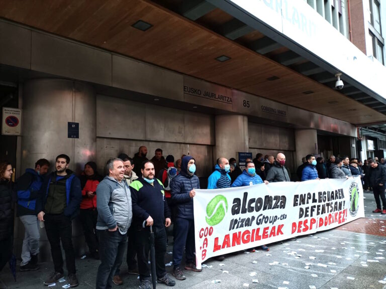 Pedimos a las instituciones que intervengan en defensa del empleo ante los despidos previstos en Alconza