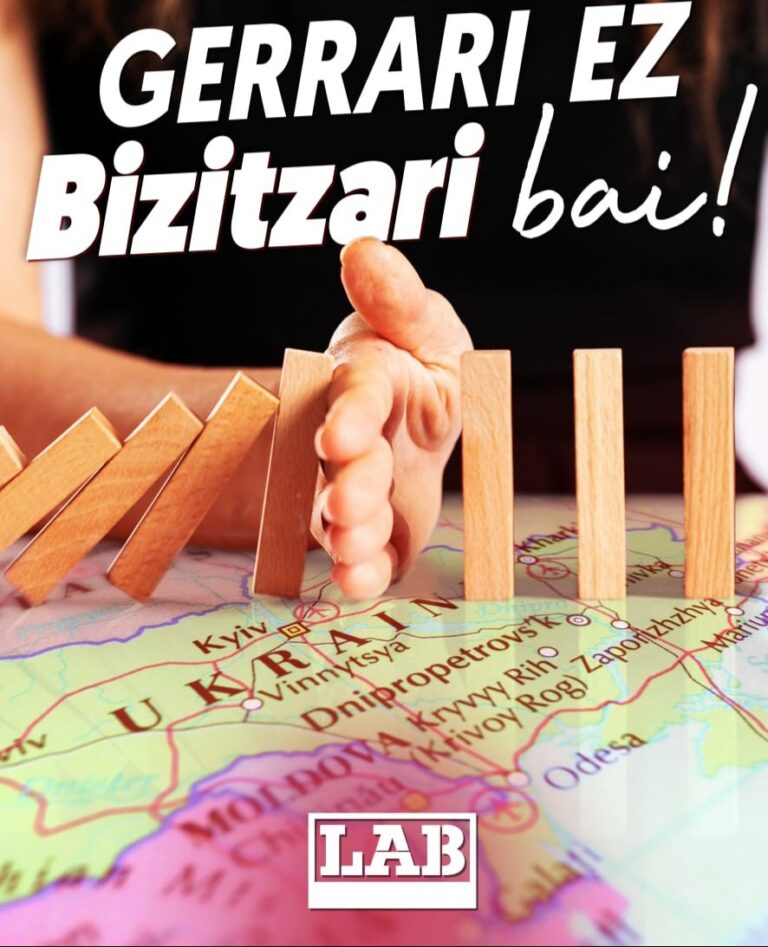 Son necesarias la diplomacia y una negociación que debe tener como objetivo acabar con la guerra en Ucrania y lograr una paz estable
