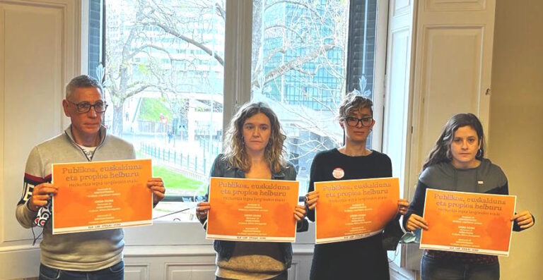 Hemos convocado huelga para el 25 de marzo en Araba, Bizkaia y Gipuzkoa en defensa de una educación pública, propia y euskaldun