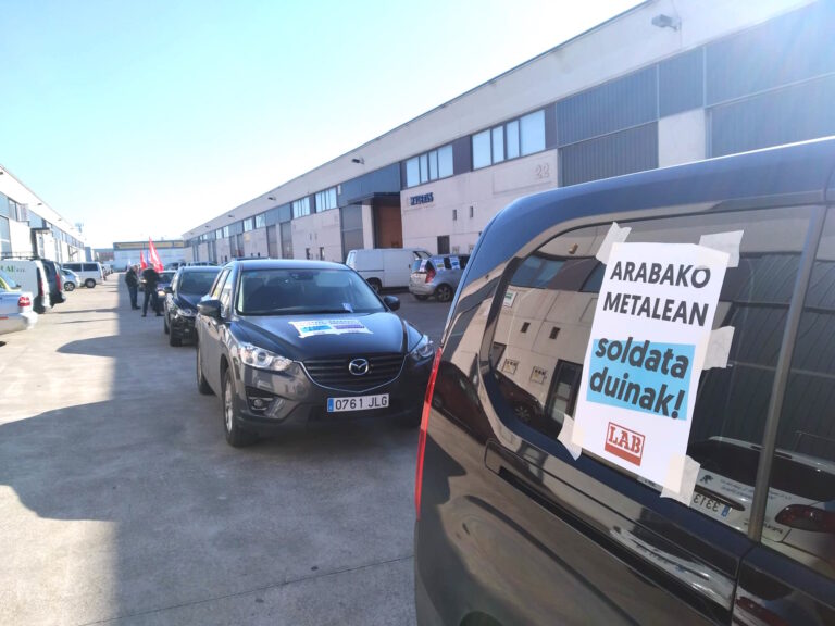 Haremos paros y huelgas en el metal de Araba