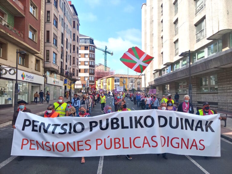 Nuestra prioridad es garantizar una pensión pública digna a todos y todas las trabajadoras y nos mantenemos en esa lucha