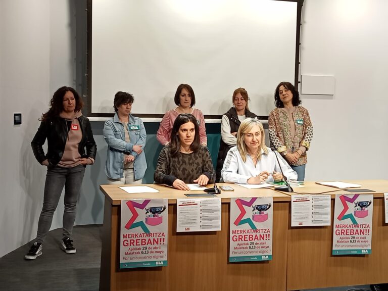Llamamos a la huelga a las trabajadores del comercio de Bizkaia para el 29 de abril y el 6 y el 13 de mayo