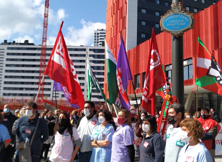 Los sindicatos no acudiremos a la mesa sectorial de Osakidetza