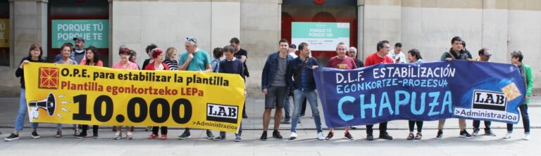 El Decreto Ley Foral es un despropósito que no va a solucionar la temporalidad en la Administración de Nafarroa