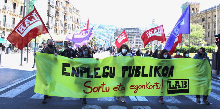 Las convocatorias de estabilidad que ha impuesto el Gobierno Vasco son del todo insuficientes