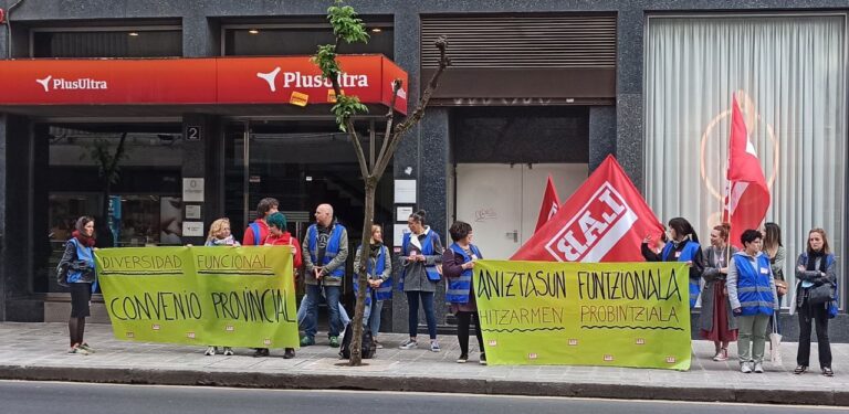 Hemos registrado la petición para abrir la negociación de un convenio de Bizkaia para el sector de diversidad funcional