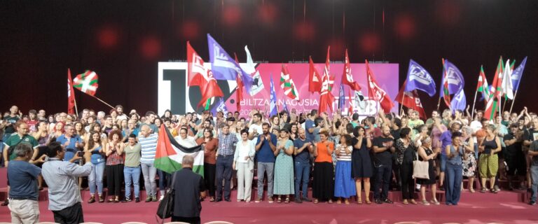 Hemos reivindicado el nuevo sindicalismo vasco en Baiona-Miarritze