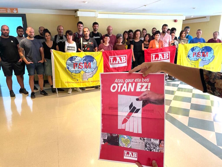 La OTAN es una amenaza para la paz, la estabilidad y la justicia social