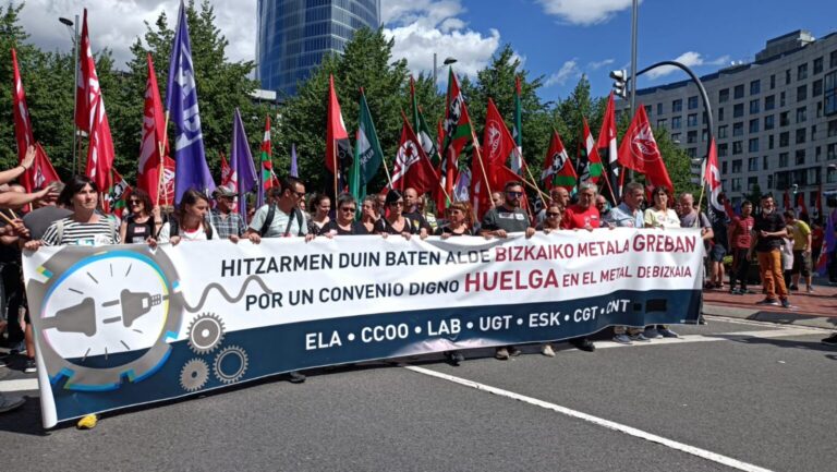 La patronal FVEM ha vuelto a perder una oportunidad para desbloquear la negociación del convenio del metal de Bizkaia, apostando así por alargar el conflicto