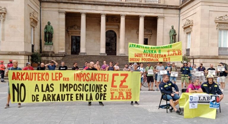 Hemos conseguido la retirada de los inaceptables criterios de la OPE conjunta de bomberos y bomberas #LortuDugu