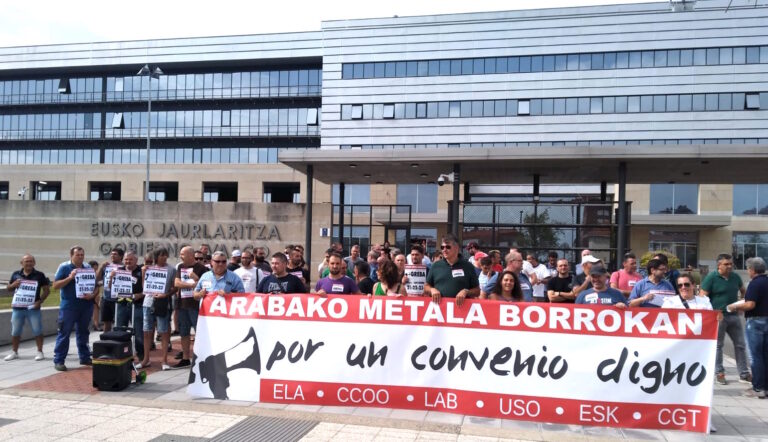 Hemos interpelado al Gobierno Vasco y a las Administraciones Públicas para que se acabe con la precariedad en el metal de Araba