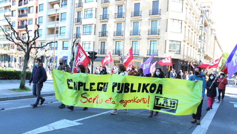 Nunca aceptaremos un recorte salarial impuesto por Madrid