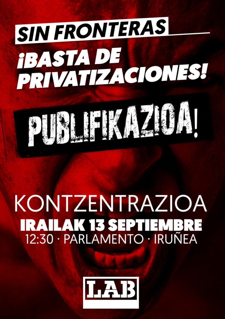 Reclamamos un plan de viabilidad y el mantenimiento del empleo para toda la plantilla de la asociación Navarra Sin Fronteras