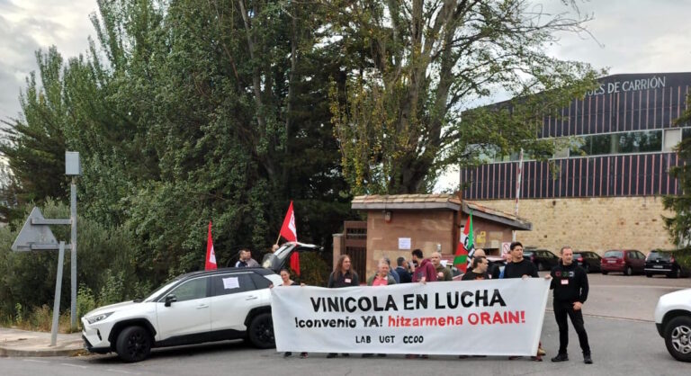 Hemos reivindicado un convenio digno para el sector vinícola de Araba