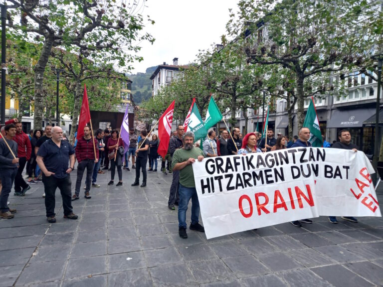 Logramos un preacuerdo que garantiza condiciones dignas para las y los trabajadores del sector en artes gráficas de Gipuzkoa