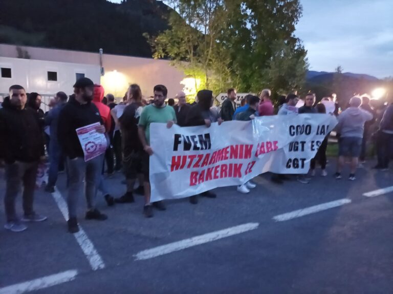 Las y los trabajadores del metal de Bizkaia saldrán a la calle, el 27 y 28 de octubre y el 2 de noviembre, a conquistar un nuevo convenio