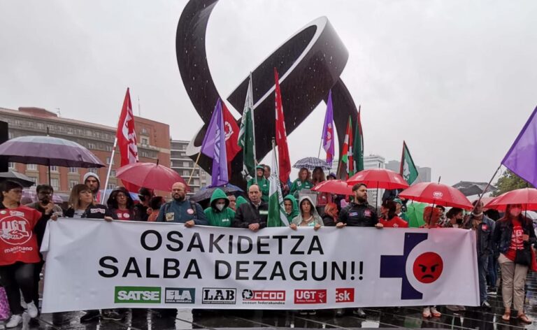 No volveremos a acudir a la mesa sectorial de Osakidetza mientras no haya una verdadera negociación
