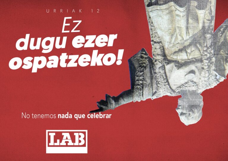 El 12 de octubre no tenemos nada que celebrar