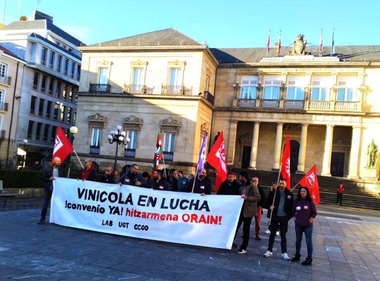 Hemos llevado a las Juntas Generales de Araba las reivindicaciones del sector vinícola