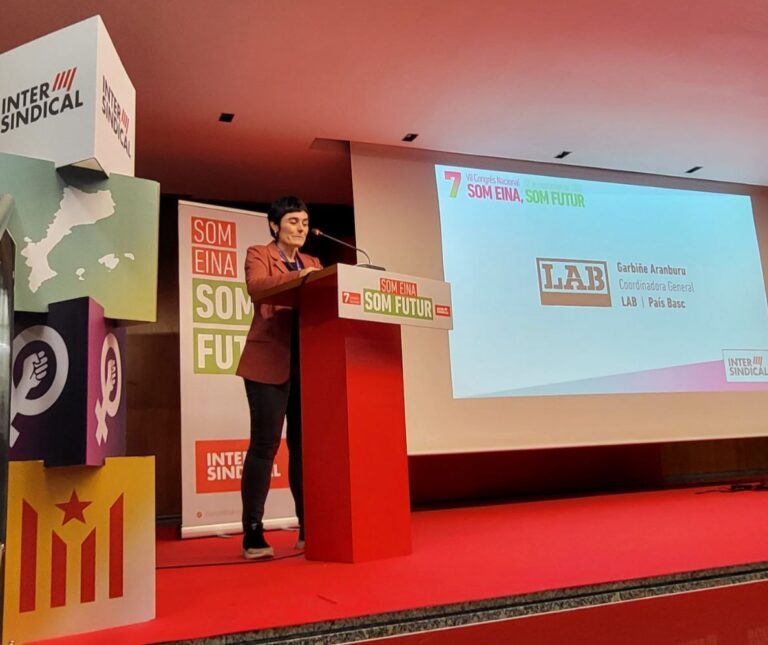 «Las y los trabajadores necesitan sindicatos que luchen contra el sistema capitalista, heteropatriarcal y ecocida»