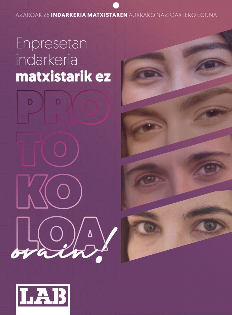 El 25 de noviembre exigiremos protocolos y herramientas efectivas contra la violencia machista