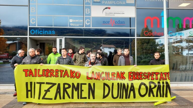 CCOO y UGT vuelven a vender una vez más a los trabajadores y trabajadoras de Talleres de Reparación de Nafarroa, en favor de los intereses de la patronal