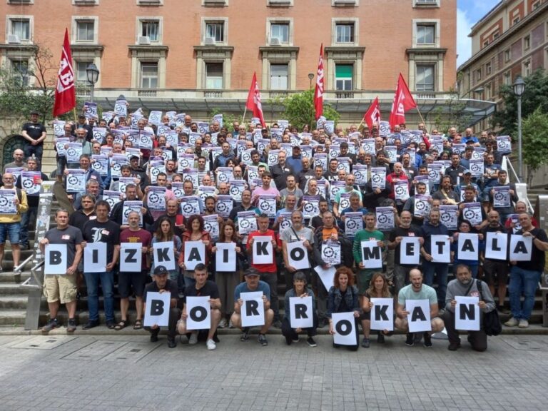 Llevaremos a la asamblea de trabajadores y trabajadoras la propuesta realizada por el Gobierno Vasco en la negociación del metal de Bizkaia