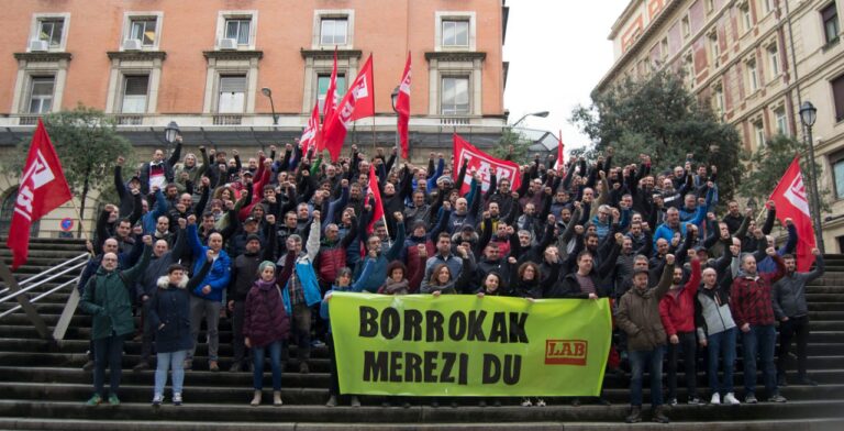 Firmamos el acuerdo alcanzado a través de la lucha en el metal de Bizkaia #LortuDugu