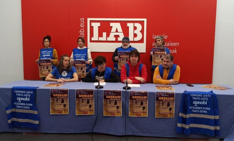 Hemos convocado huelga en APNABI Autismo Bizkaia los días 8 y 9 de febrero por un convenio justo